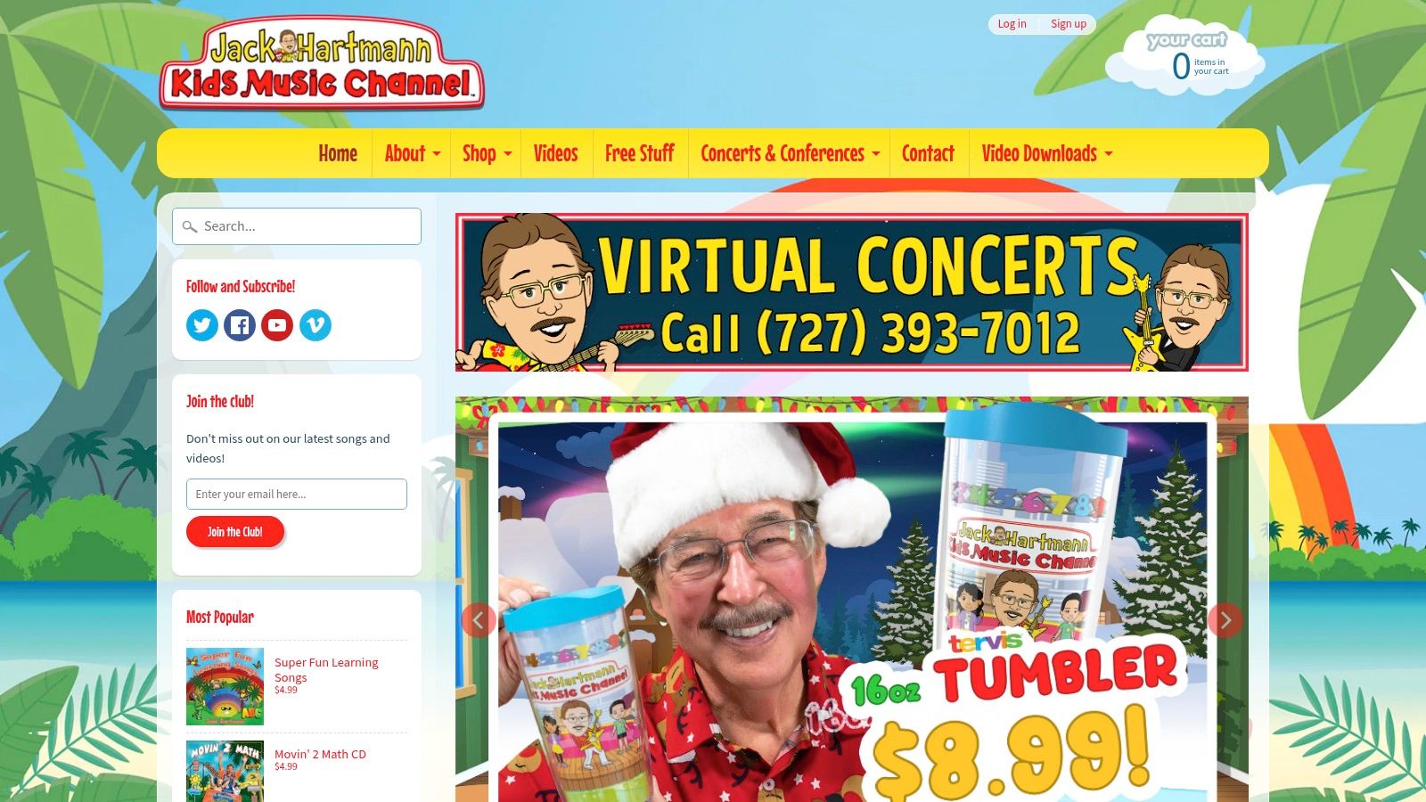 Jack Hartmann (Hop 2 It Music) Official Store